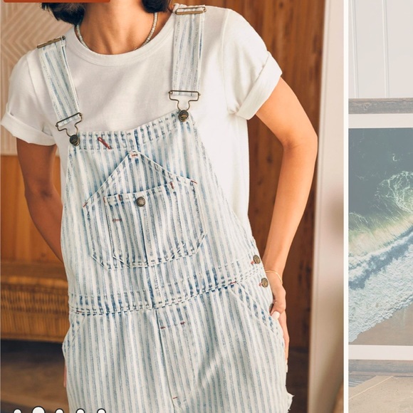 NWT Faherty Topsail classic overall S - Picture 4 of 11